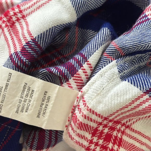Rails xs plaid button down - Picture 4 of 4